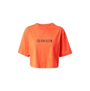 Calvin Klein Performance Funkcionális felső  sötét narancssárga / fekete