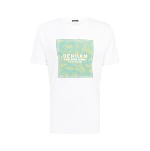 DENHAM T-Shirt 'COBY'  piszkosfehér / menta / sárga