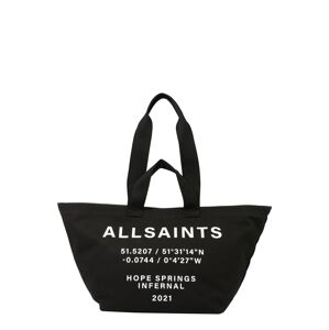 AllSaints Shopper táska 'Clarendon'  fekete / fehér