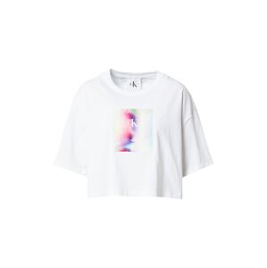 Calvin Klein Jeans Póló 'PRIDE'  fehér / rózsaszín / kék