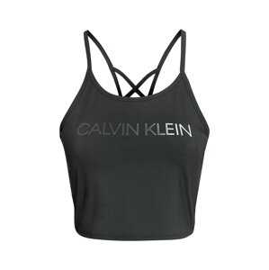 Calvin Klein Performance Sport top  fekete / ezüst