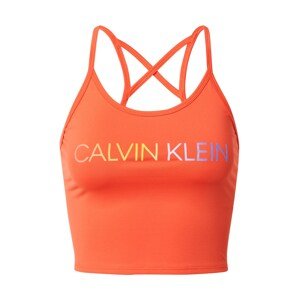 Calvin Klein Performance Sport top  narancs / ezüst