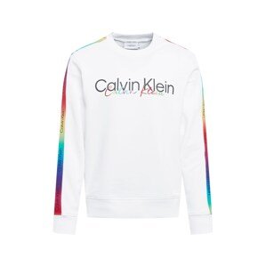 Calvin Klein Tréning póló 'PRIDE'  fehér / vegyes színek / fekete