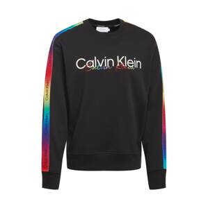 Calvin Klein Tréning póló 'PRIDE'  fekete / fehér / limone / neonkék / neonpiros