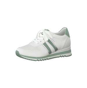 MARCO TOZZI Rövid szárú edzőcipők  fehér / zöld