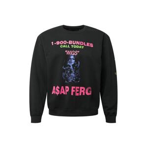 Mennace Tréning póló 'ASAP FERG'  fekete / rózsaszín / kiwi / orgona