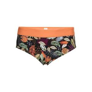 SHEEGO Bikini nadrágok  zöld / bogyó / narancs / fekete / fehér