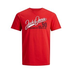 Jack & Jones Plus Póló  piros / fehér / fekete