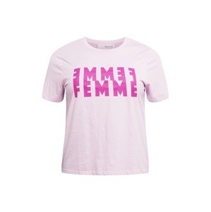 Selected Femme Curve Póló  fukszia / világos-rózsaszín