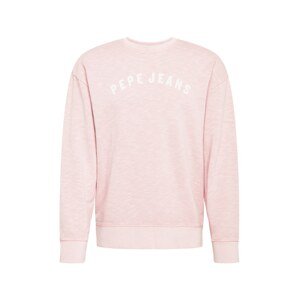 Pepe Jeans Tréning póló 'MALIK'  rózsaszín / fehér