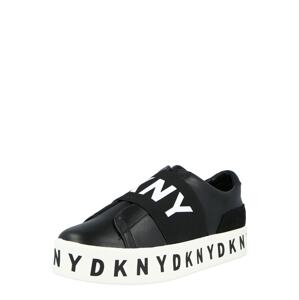 DKNY Belebújós cipők 'Becky'  fekete / fehér
