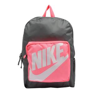 Nike Sportswear Hátizsák  sötétszürke / neon-rózsaszín / fehér