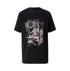 AllSaints Shirt  fekete / teveszín