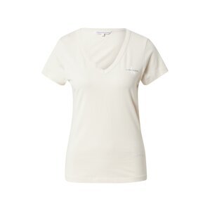 Calvin Klein Jeans Póló  világos bézs / fehér / fekete