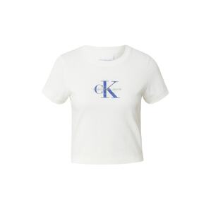 Calvin Klein Jeans Póló  fehér / kék
