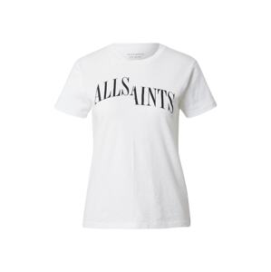 AllSaints Póló  fehér / fekete