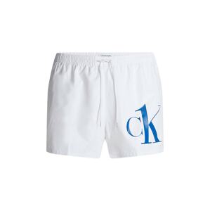 Calvin Klein Swimwear Rövid fürdőnadrágok  fehér / kék