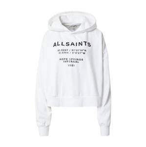 AllSaints Sweatshirt  fehér / fekete