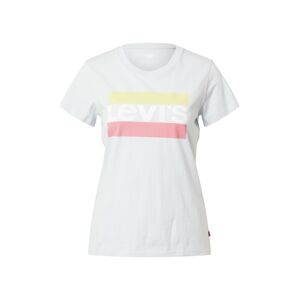 LEVI'S Póló 'The Perfect Tee'  azúr / limone / világos-rózsaszín / fehér
