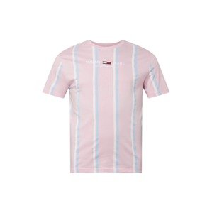 Tommy Jeans Póló  rózsaszín / tengerészkék / piros / világoskék / fehér