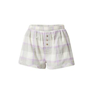 Cotton On Body Pizsama nadrágok  világosszürke / fehér / lila