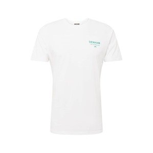 DENHAM T-Shirt  'ADAMS'  fehér / jáde