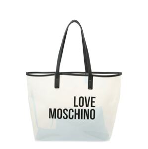 Love Moschino Shopper táska  fekete / fehér