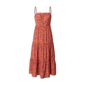 FRNCH PARIS Nyári ruhák 'Anaisse'  fűzöld / narancs / rózsaszín
