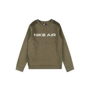 Nike Sportswear Tréning póló  olíva / khaki / fehér