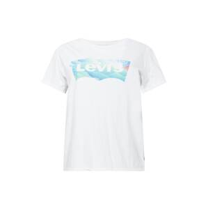 Levi's® Plus Póló  fehér / világoskék / türkiz