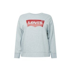 Levi's® Plus Tréning póló  szürke melír / piros