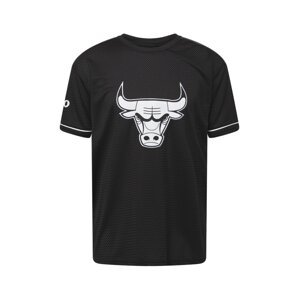 NEW ERA Póló 'Chicago Bulls'  fekete / fehér