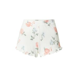 HOLLISTER Pizsama nadrágok  fehér / rózsaszín / zöld
