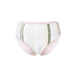 ROXY Bikini nadrágok 'Sea & Waves'  zöld / őszibarack / pasztell-rózsaszín / fehér