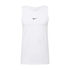 Nike Sportswear Póló  fehér / fekete / szürke