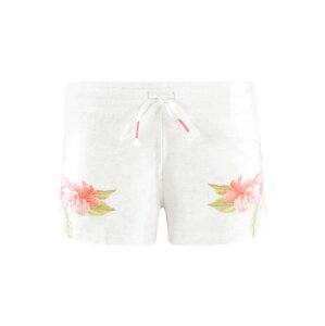 PJ Salvage Pizsama nadrágok 'Flowers'  fehér / piros / olíva