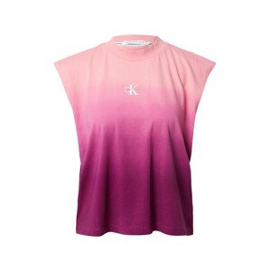 Calvin Klein Jeans Póló  rózsaszín / fukszia / bogyó