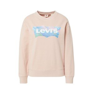 LEVI'S Tréning póló  világoskék / fehér / pezsgő / zöld