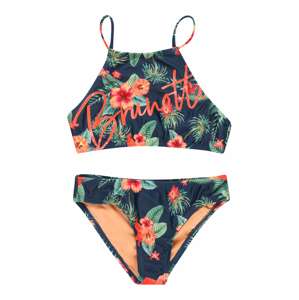 Brunotti Kids Bikini 'Camellia'  sötétkék / világospiros / smaragd / jáde / narancs