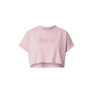 Calvin Klein Jeans Póló  rózsaszín / fáradt rózsaszín