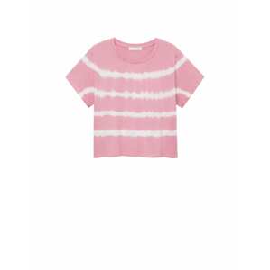 MANGO TEEN Póló 'MATCHA'  rózsaszín / fehér