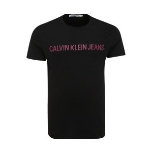 Calvin Klein Jeans Plus Póló  lila / fekete