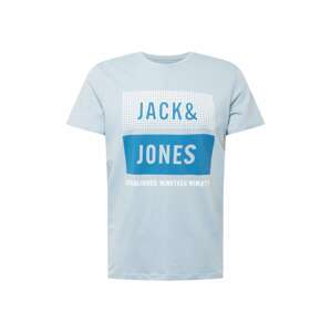 JACK & JONES Póló  kék / világoskék / fehér