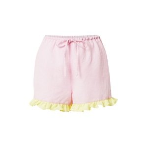 Dora Larsen Pizsama nadrágok 'EMELIE'  rózsaszín / sárga