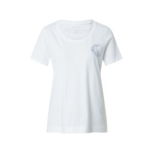 Marc O'Polo Shirt 'Earth Day'  fehér / galambkék