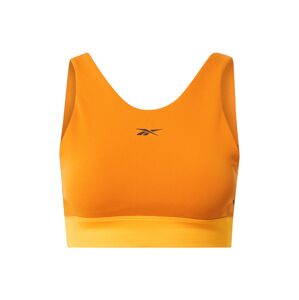 REEBOK Sport top  sötét narancssárga / mandarin / fekete