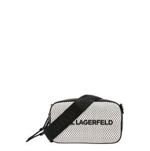 Karl Lagerfeld Válltáska  fekete / fehér