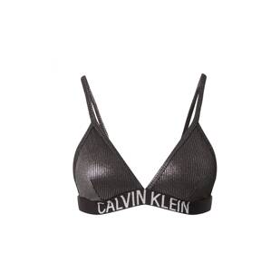 Calvin Klein Swimwear Bikini felső  ezüstszürke / antracit