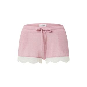 ETAM Pizsama nadrágok 'WARM DAY'  világos-rózsaszín / sötét-rózsaszín / fehér