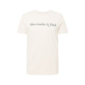 Abercrombie & Fitch Póló  pasztell-rózsaszín / fekete / fehér